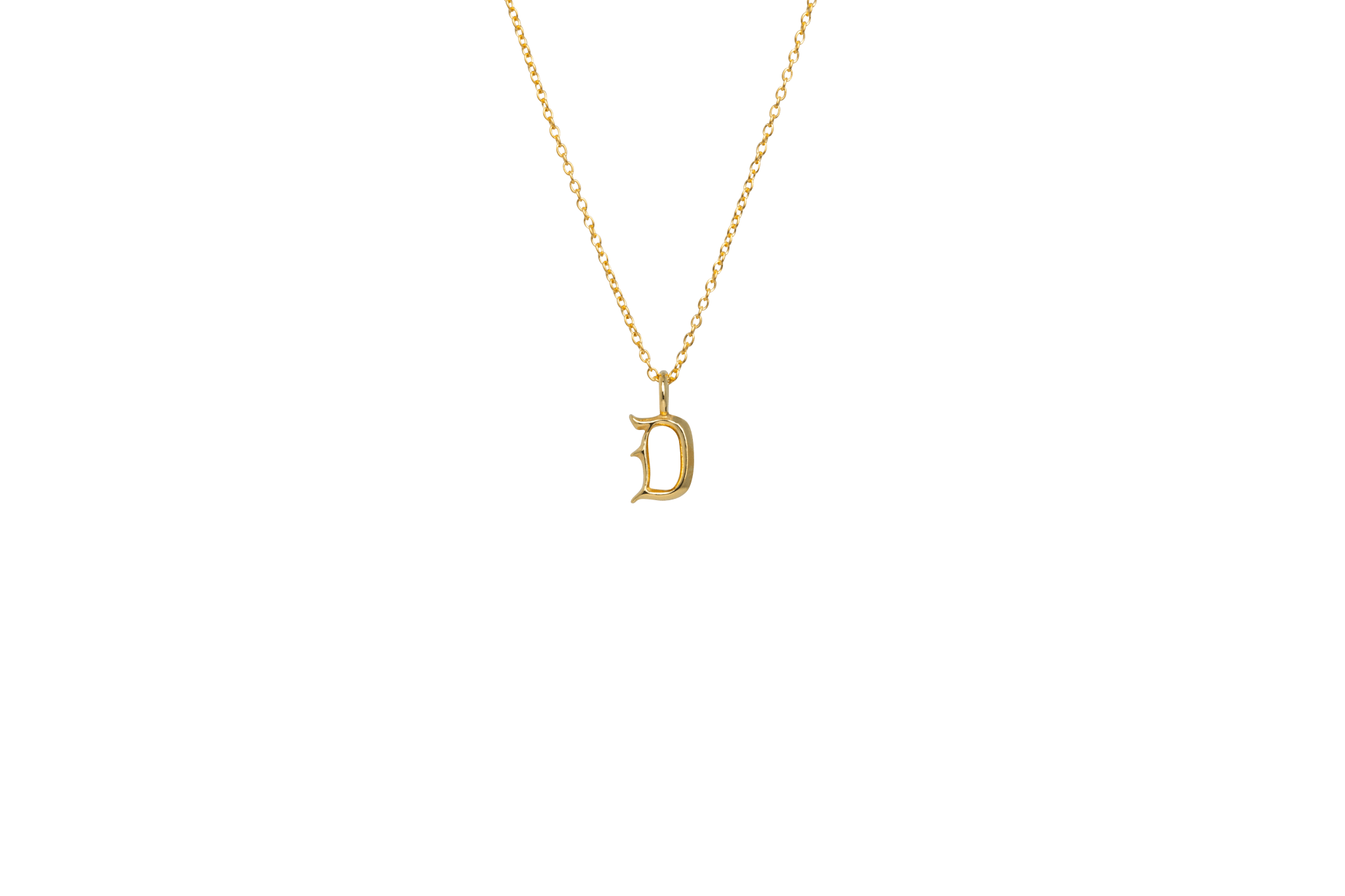 IX D Letter Charm