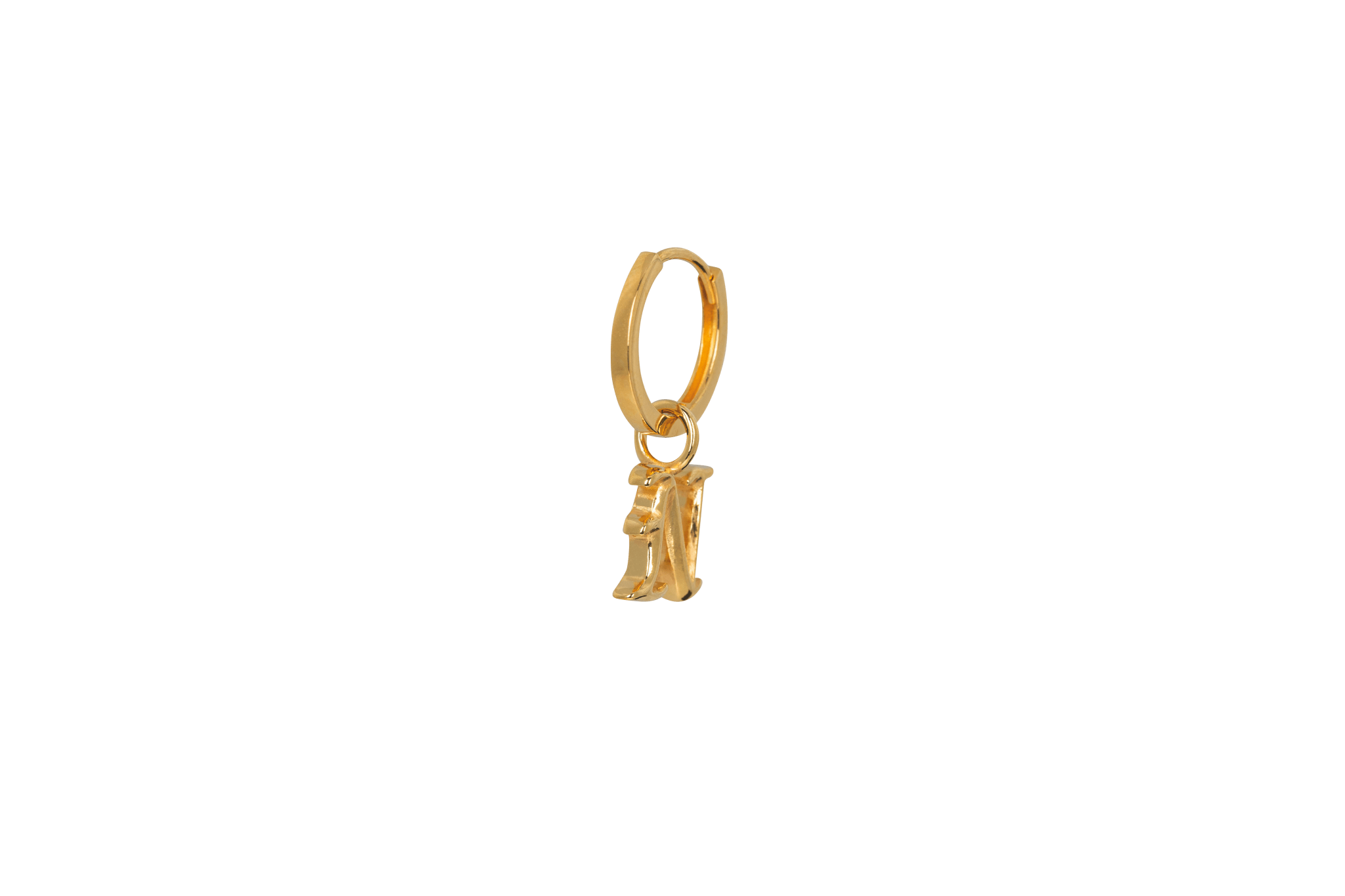 IX N Letter Charm