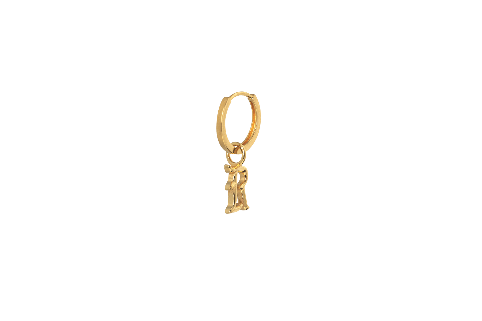 IX R Letter Charm