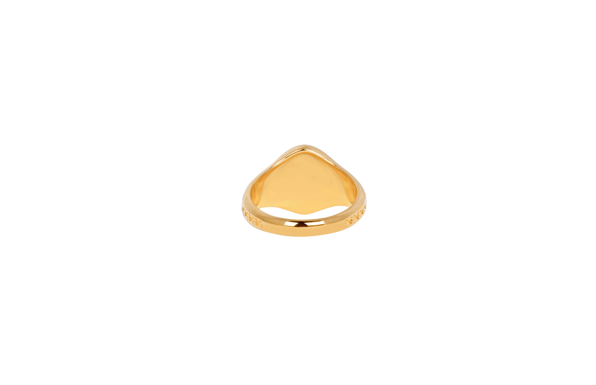 IX Mini Oval Logo Signet Ring