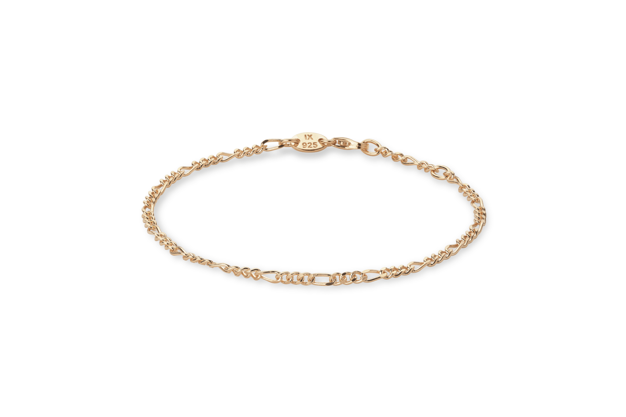 IX Figaro Bracelet Gold 14K